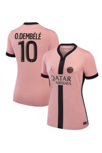 Fotbalové Dres Paris Saint-Germain Ousmane Dembele #10 Dámské Třetí Oblečení 2024-25 Krátký Rukáv